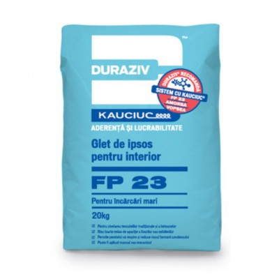 DURAZIV FP 23 - 20Kg GLET DE IPSOS PENTRU INTERIOR